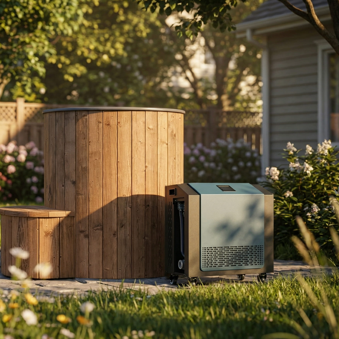SaunaLife Cold + Hot Immersion Therapy Tub