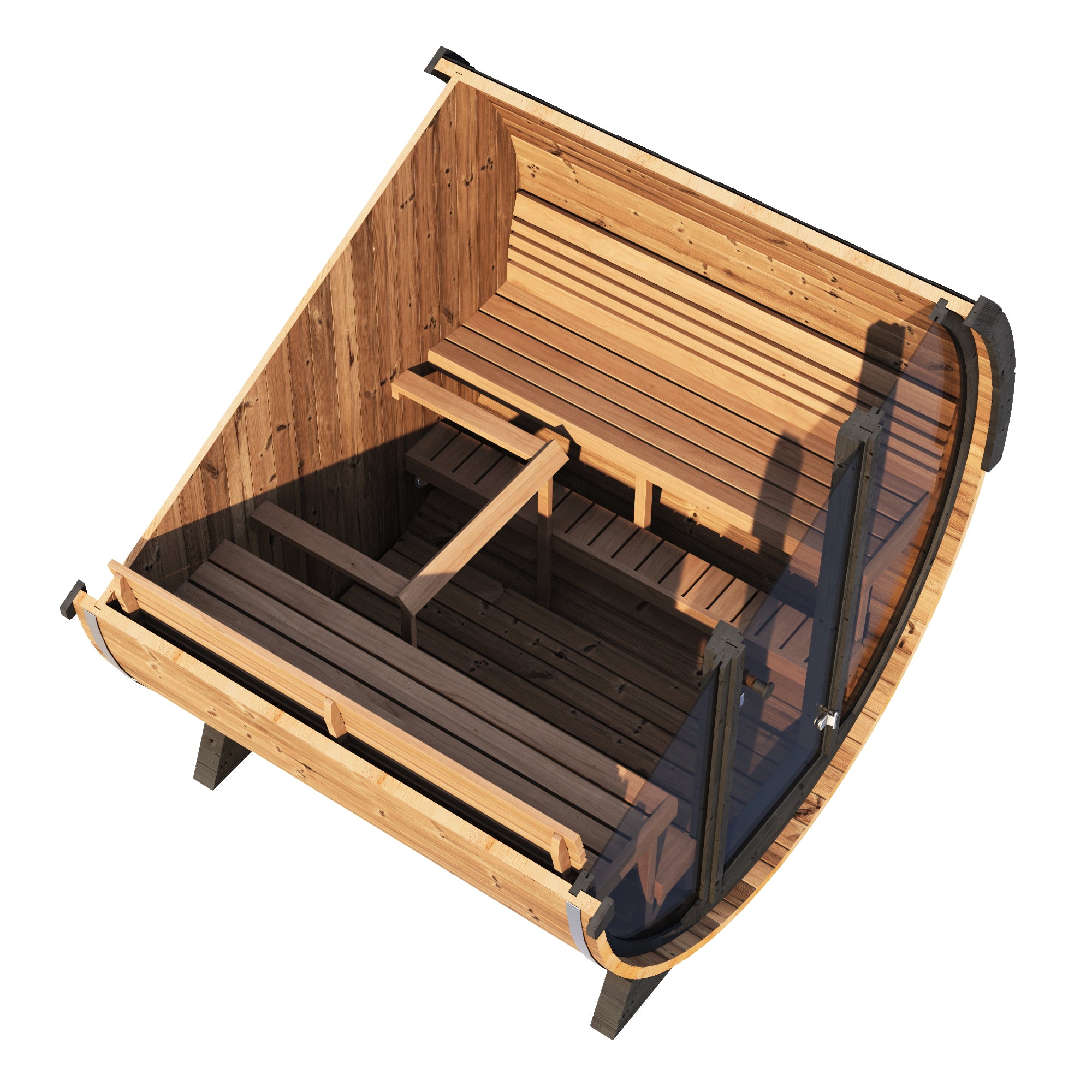 SaunaLife Ergo Elegance Barrel Sauna Kit (up to 6 Person)