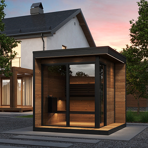 SaunaLife Luxury Outdoor Sauna Kit (6 Person)