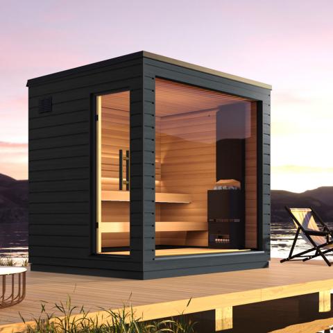 SaunaLife Luxury Outdoor Sauna- Fully Preassembled!