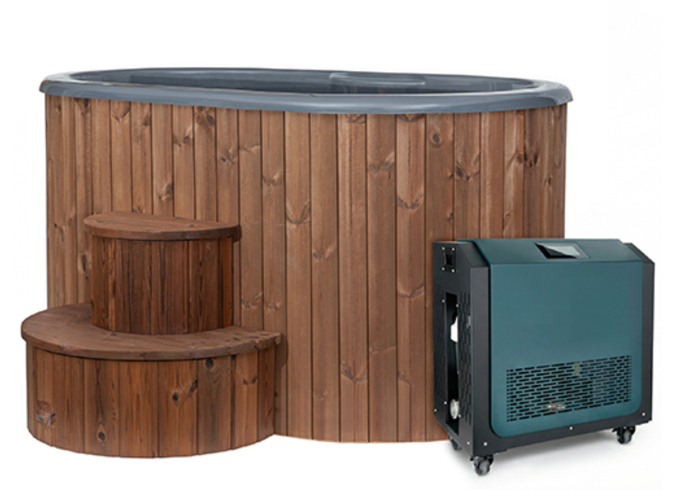 SaunaLife Cold + Hot Immersion Therapy Tub (2 Person)