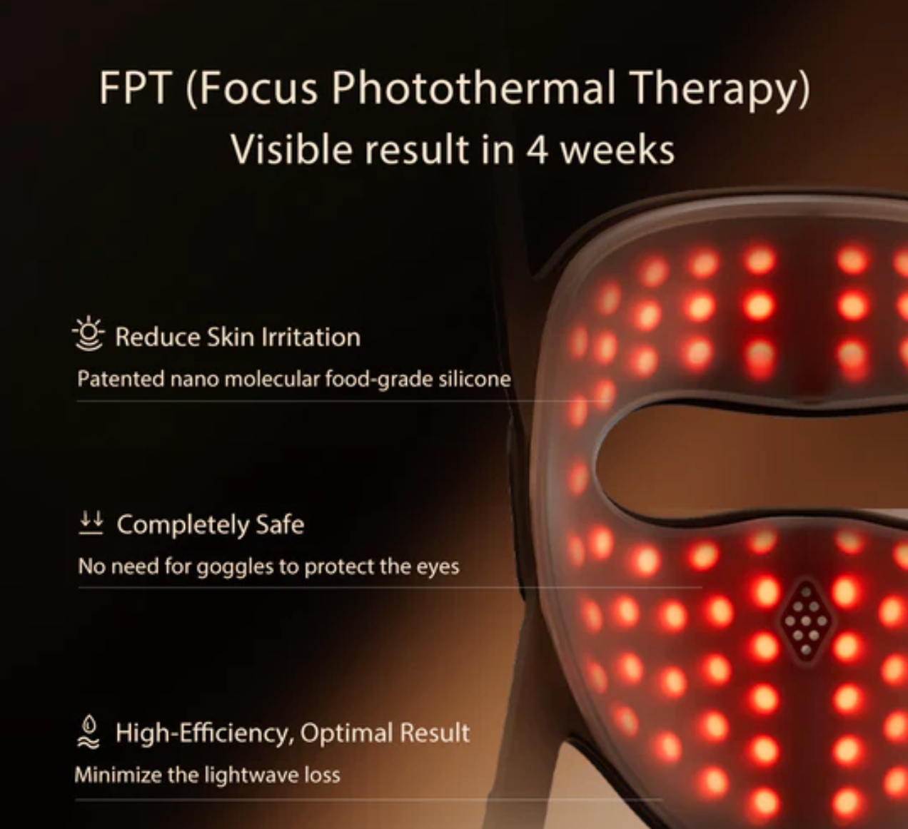 JOVS 4D Laser Light Therapy Mask