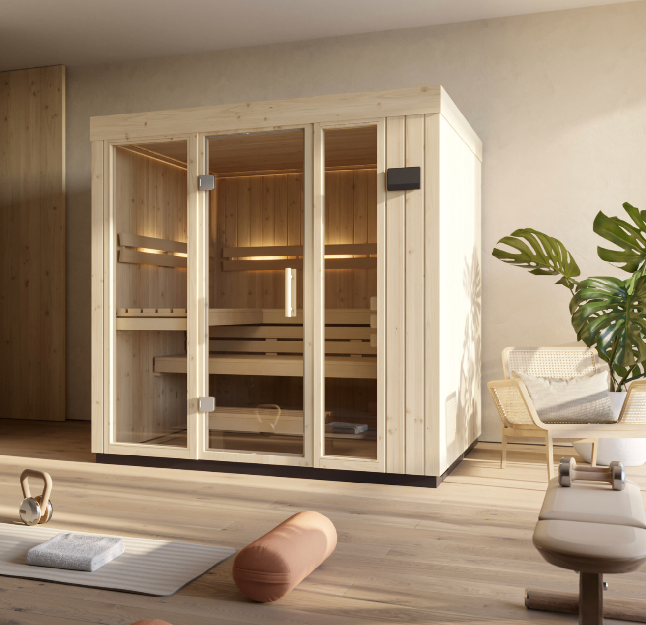 Kohler C1 Indoor Sauna Kit (4-5 Person)