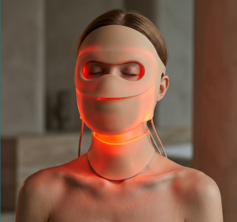 SunPlus FM110 Face + Neck Red Light Therapy Mask