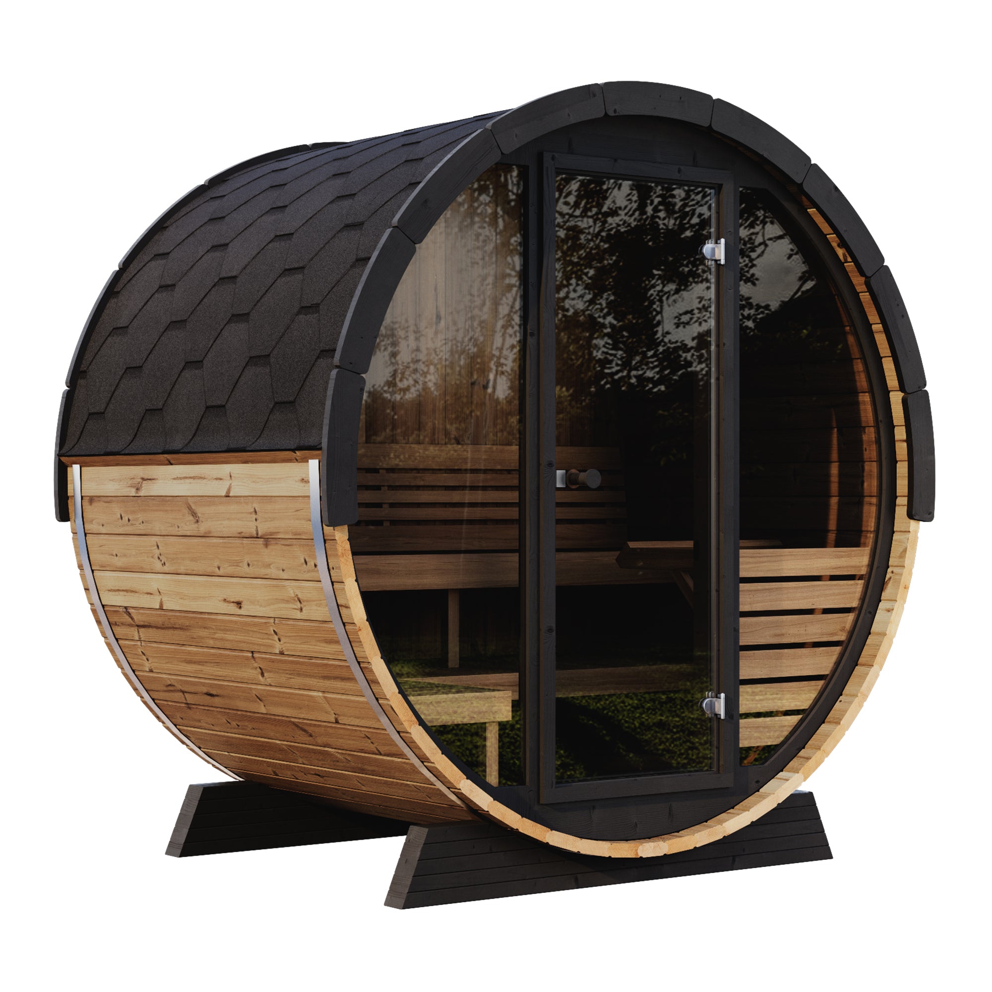 SaunaLife Ergo Elegance Barrel Sauna Kit (up to 4 Person)